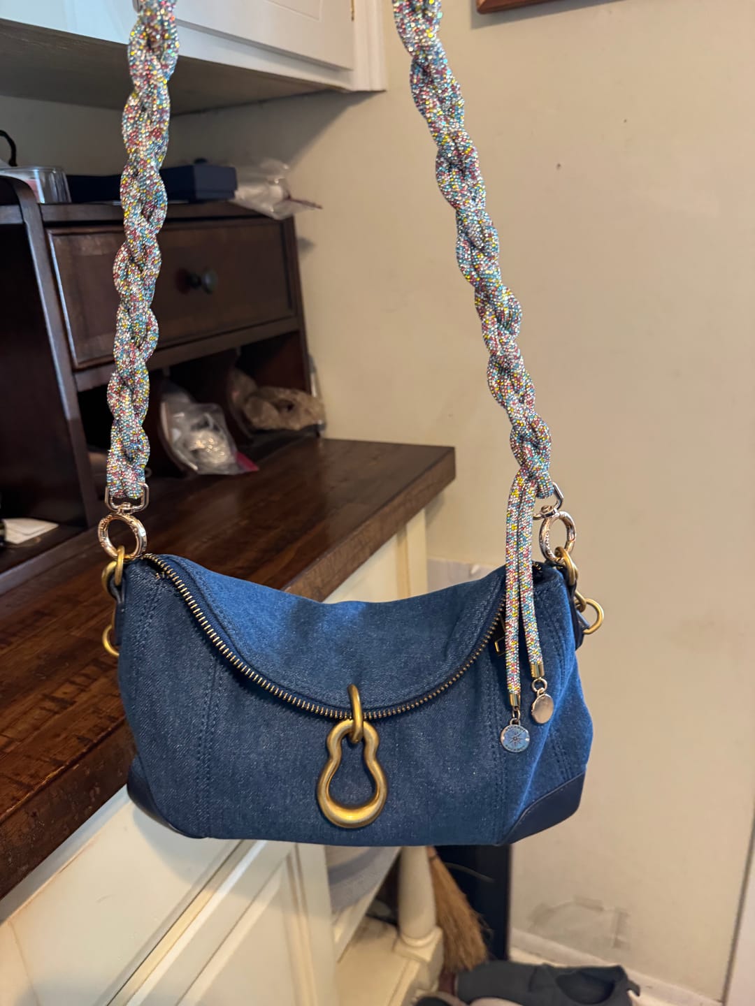 Customer photo review of CHAIN STRAP - Confetti