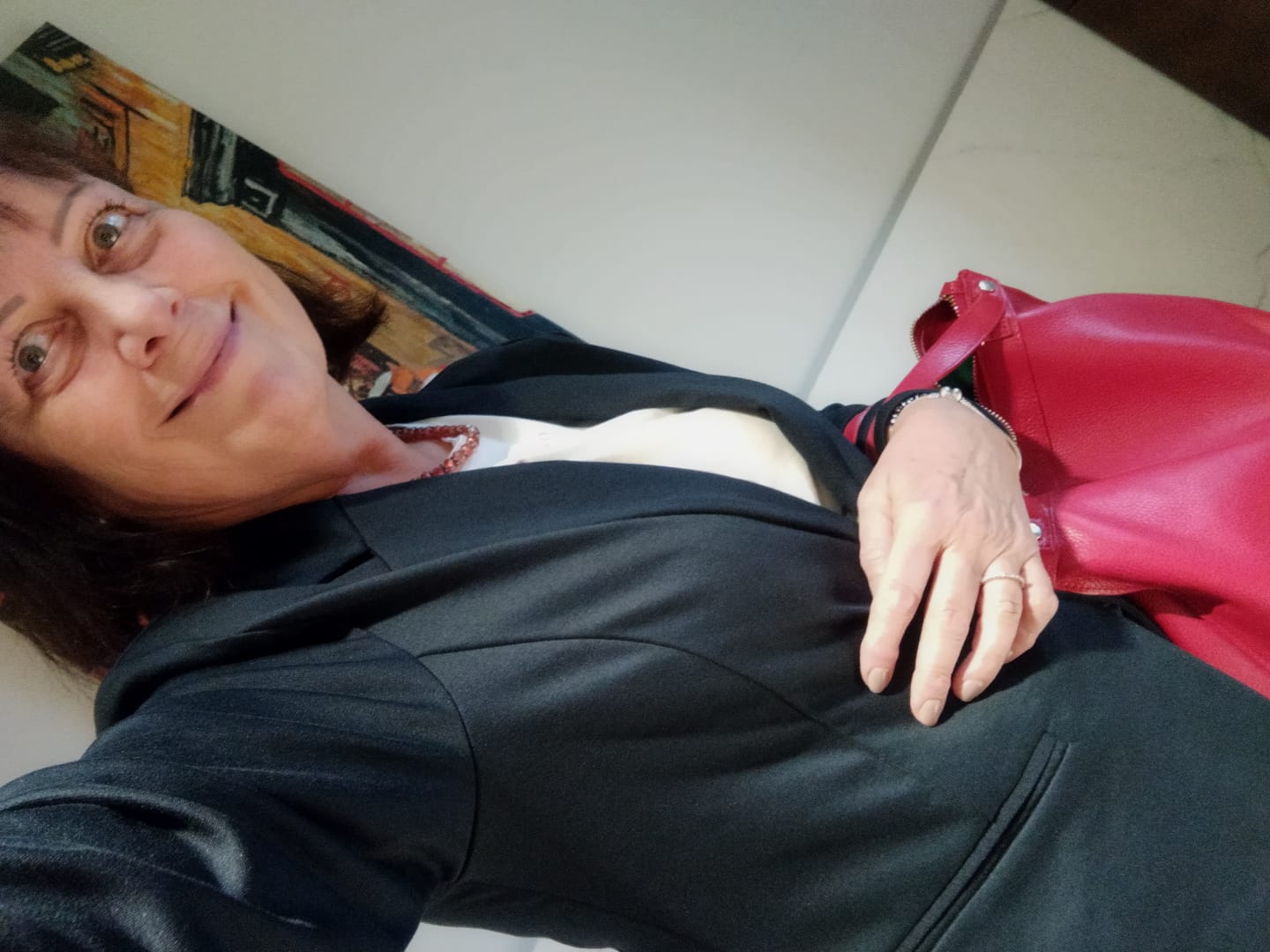Customer photo review of GIACCA KATE BLU