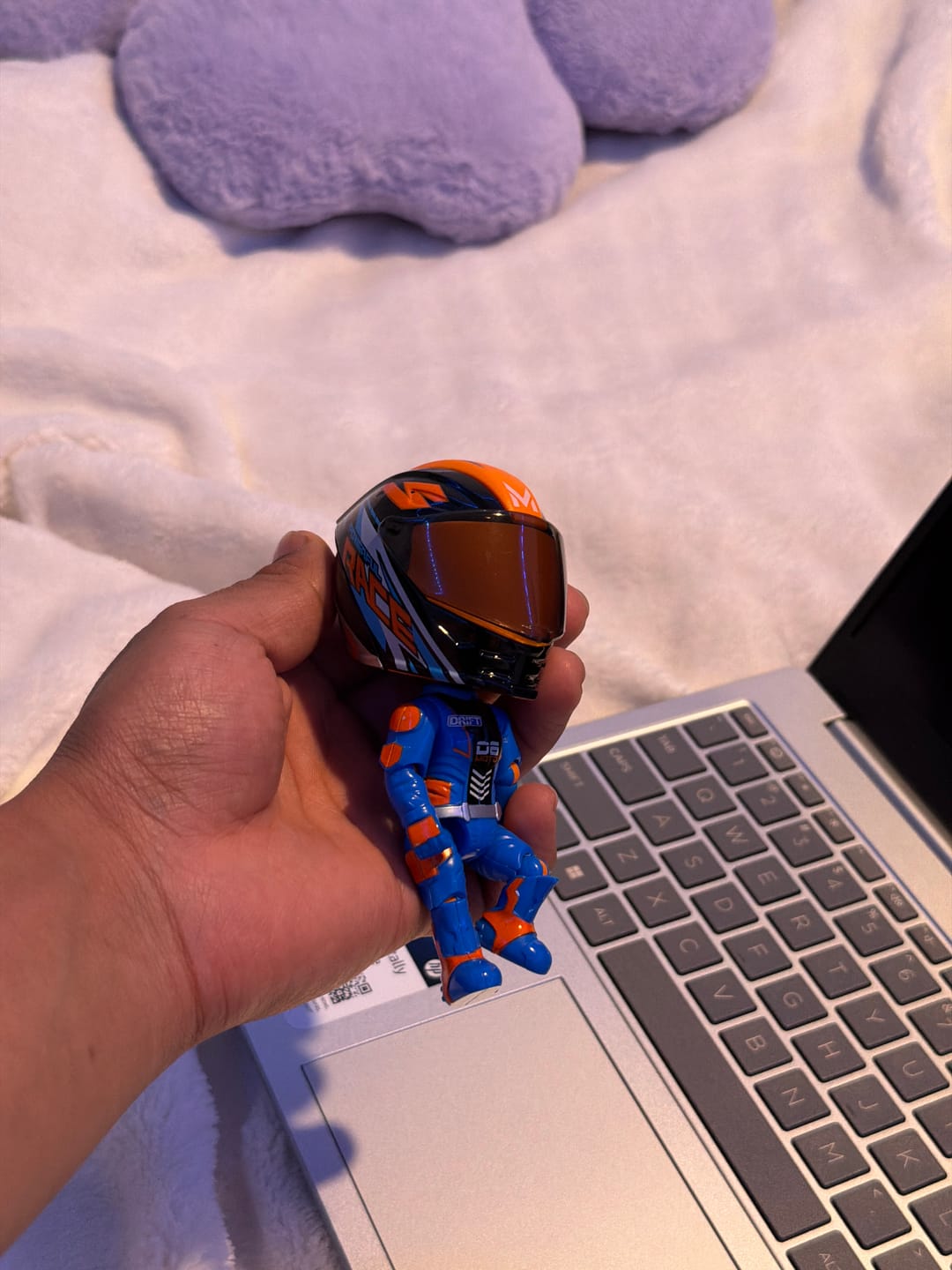 Customer photo review of Mini Helmet That Transforms Into a Rider