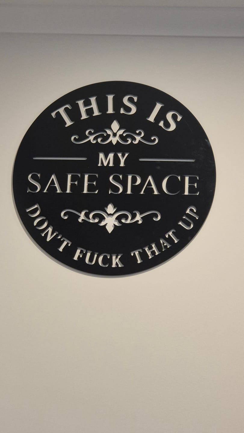 Customer photo review of My Happy Place Wall Art