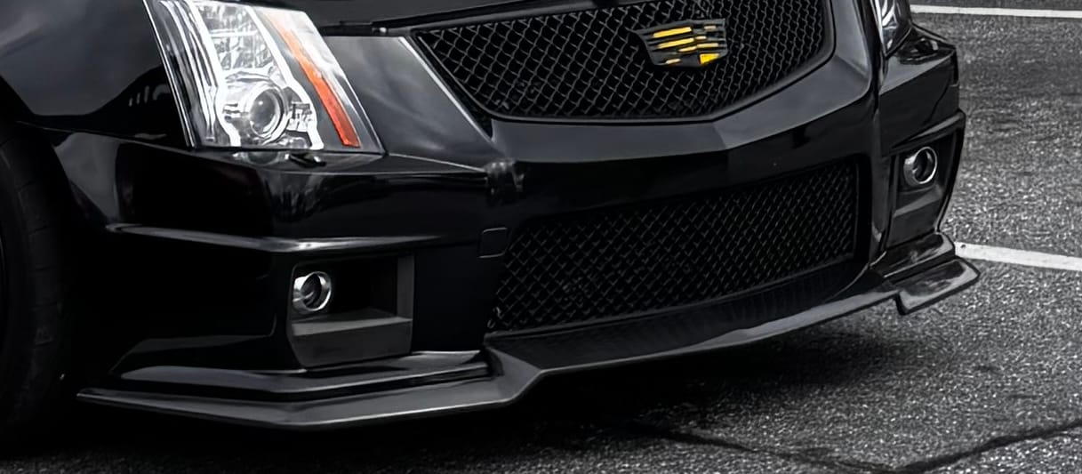 Customer photo review of 2009-15 Cadillac CTS-V Front Splitter Lip
