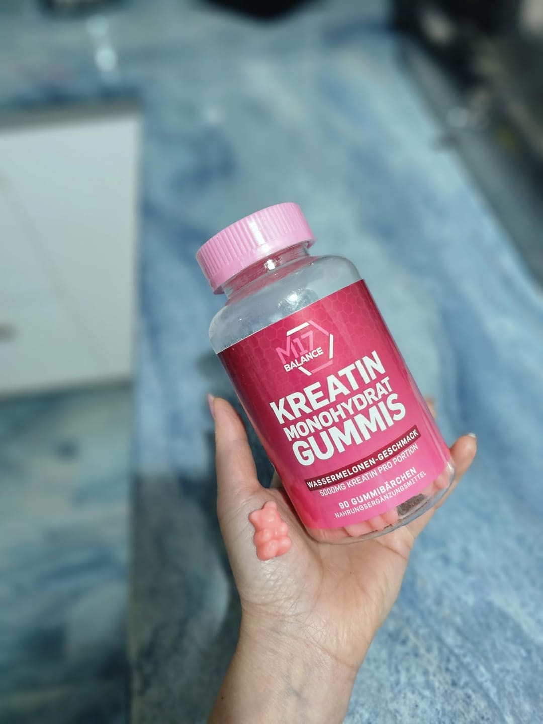 Customer photo review of Creatine Gummies – Watermelon