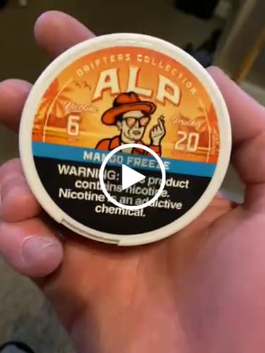 Customer video review of Drifters Mango Freeze Nicotine Pouches
