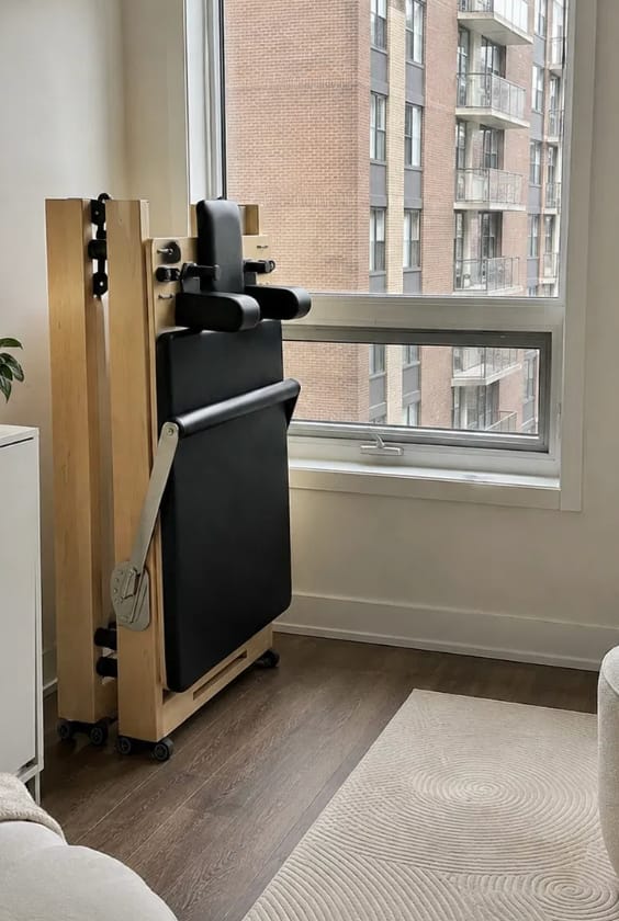 Customer photo review of GoodForm™ Wooden Studio Pilates Reformer