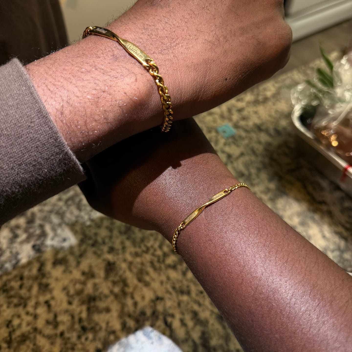 Customer photo review of Infinity Bond Matching Bracelet
