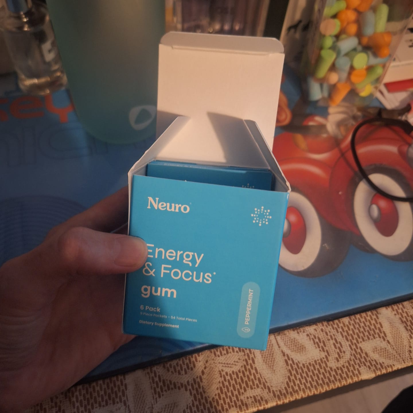 Customer photo review of Energy & Focus Gum