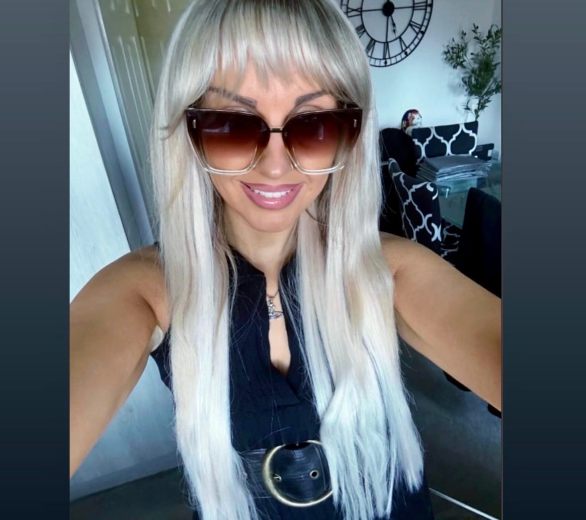 Customer photo review of 26” 200g Tape-In Weft Bio-Protein Fibre - Long Weft