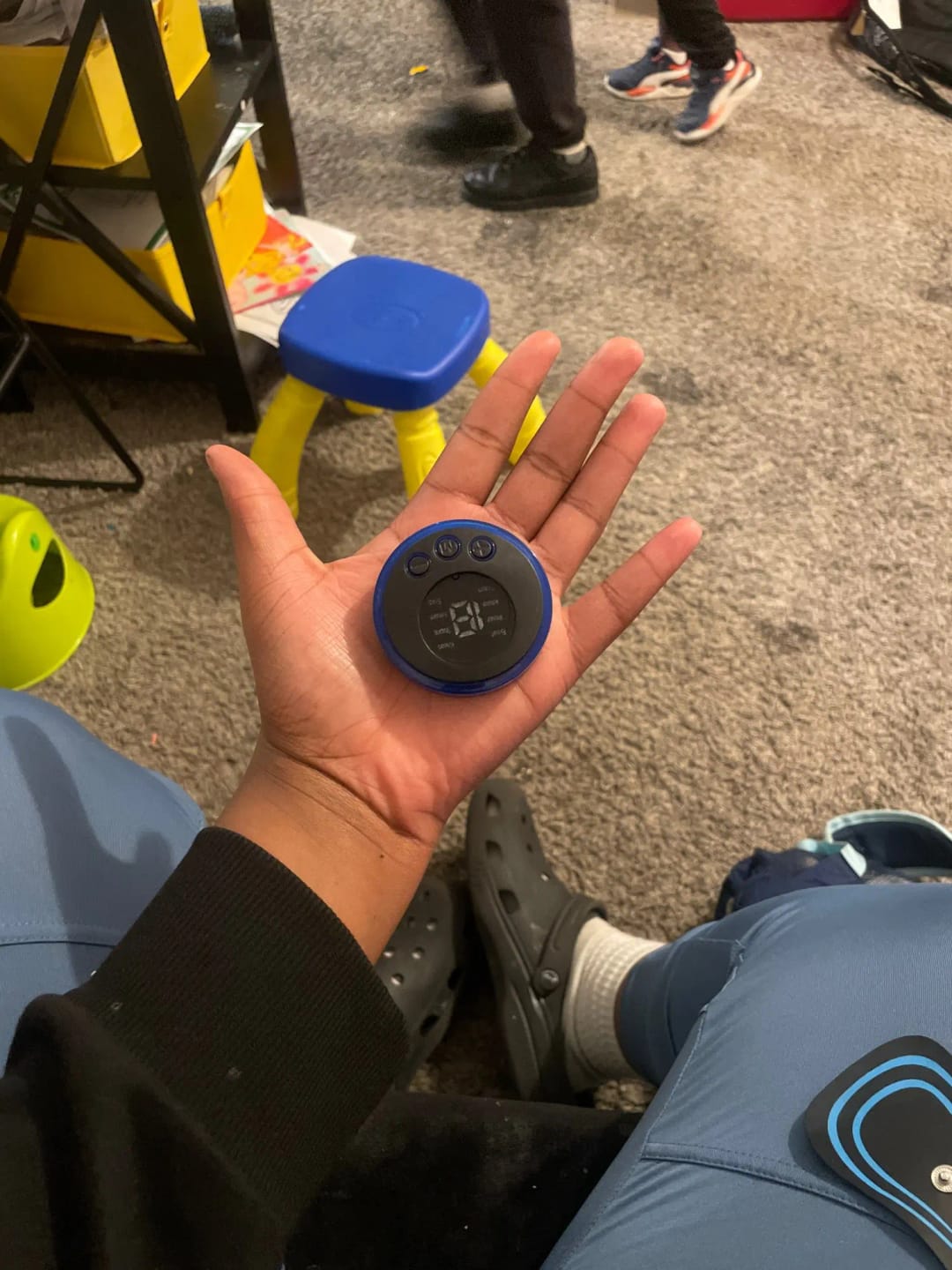 Customer photo review of RelaxWave EMS Neck & Back Massager
