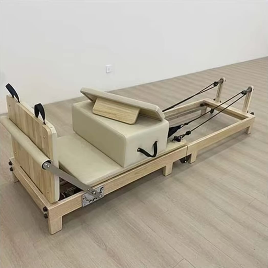 Customer photo review of GoodForm™ Wooden Studio Pilates Reformer