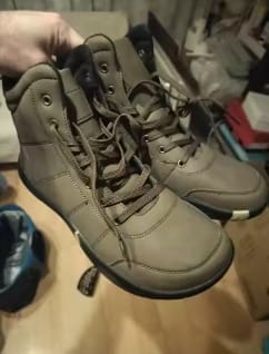 Customer photo review of BOTINES BAREFOOT NATIVA TREK KAKI