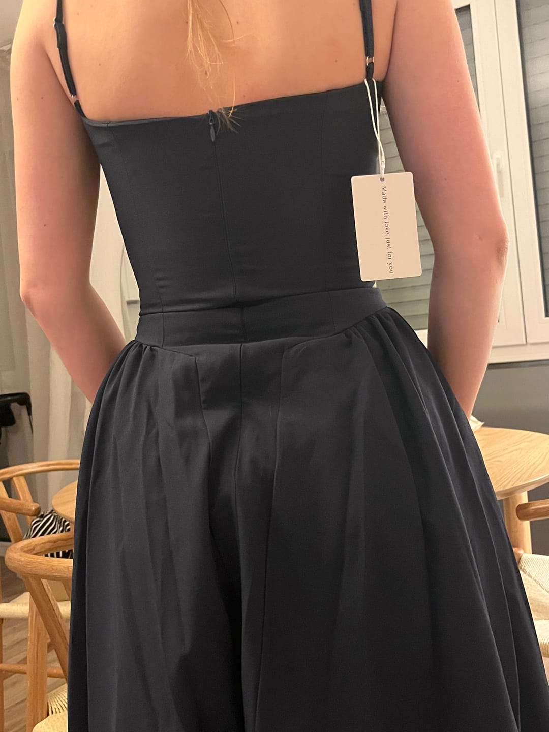 Customer photo review of Odette Corset Style Strappy Midi Dress