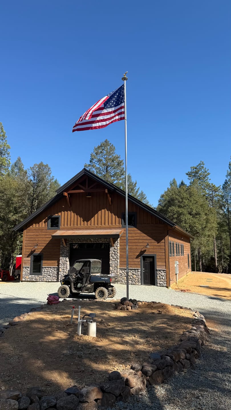 Customer photo review of 5' x 8' American Flag