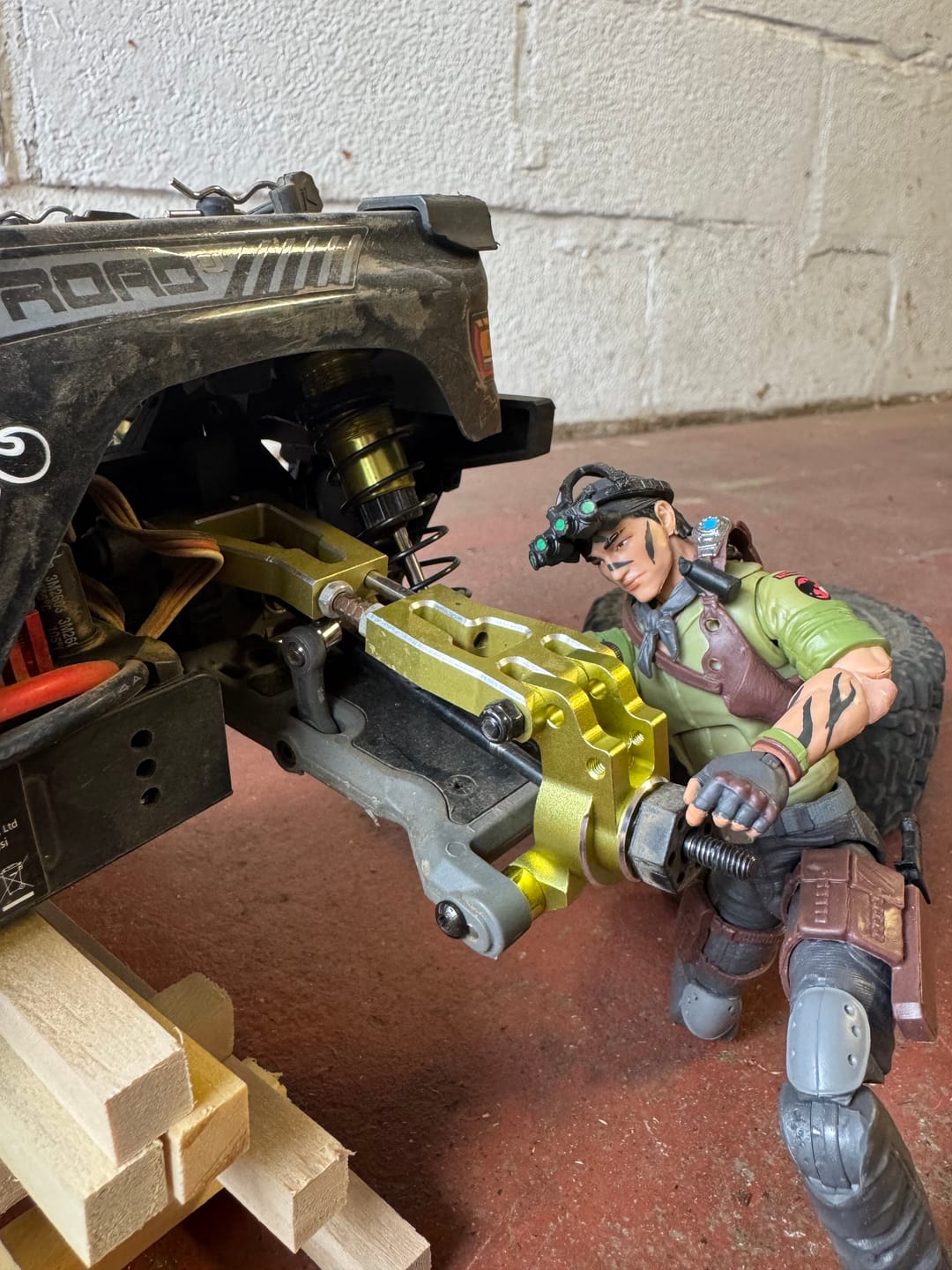Customer photo review of Aluminum Rear Upper Suspension Arm,with S2 Turnbuckle For RZ001