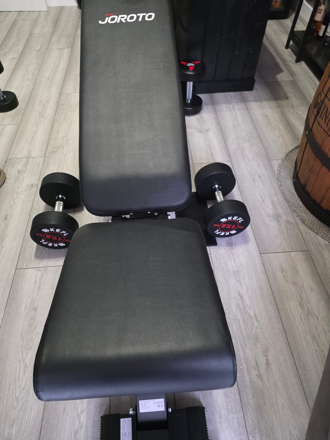 Customer photo review of KEFL Rubber Dumbbell