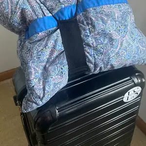 Customer photo review of Sicurezza Regolabile Cinghie Valigia Elastico Protettivo