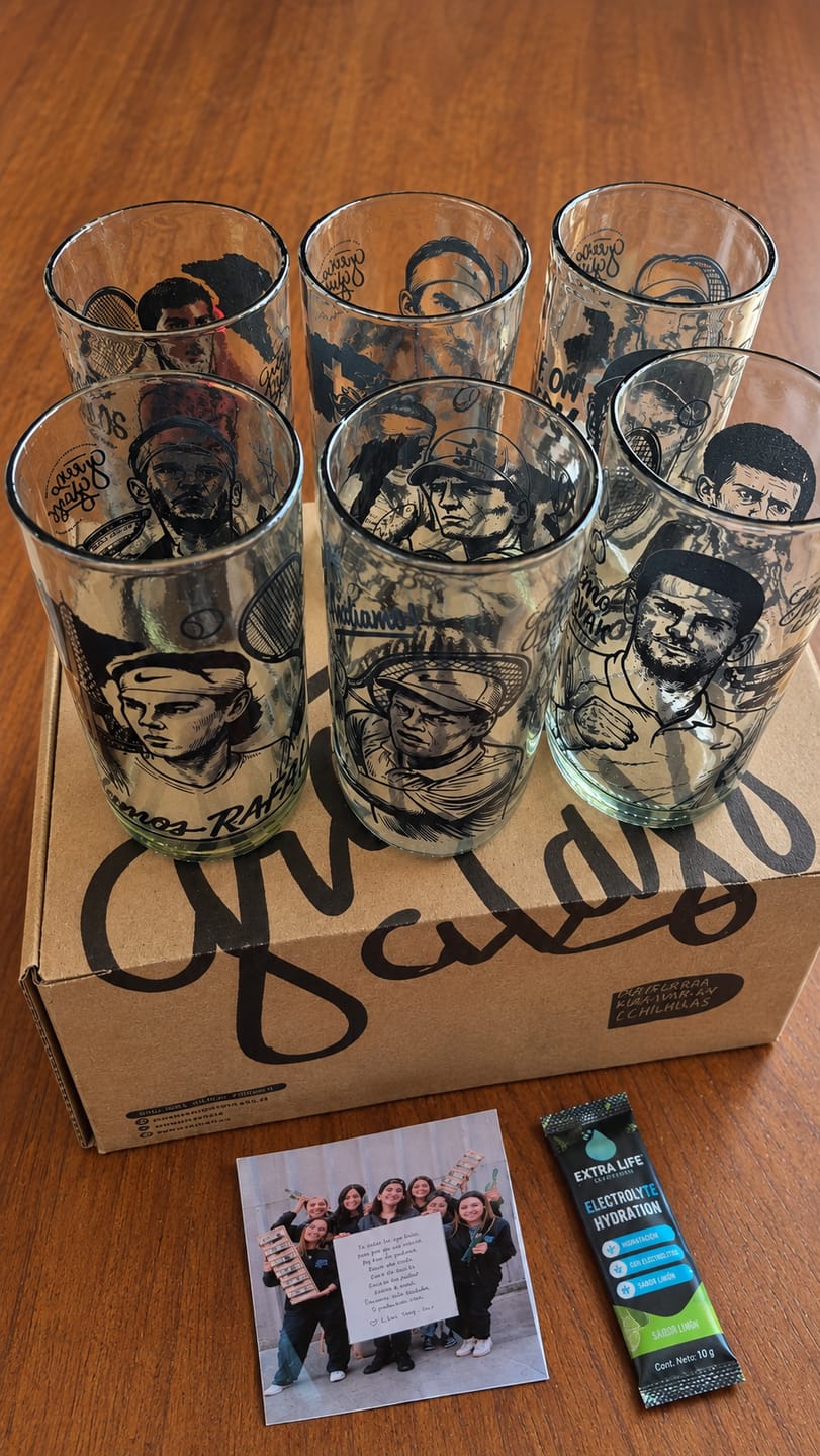Customer photo review of GRAND SLAM - Juego de 6 Vasos