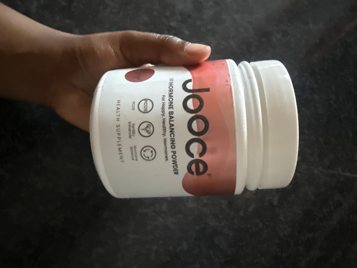 Customer photo review of JOOCE Hormone Balance Powder