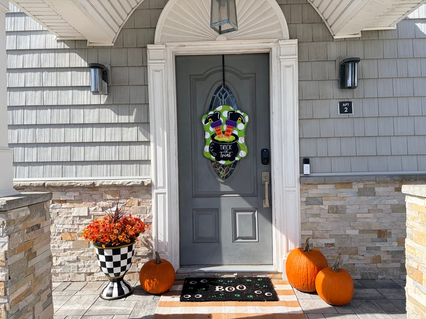 Customer photo review of Witches Brew Door Hanger