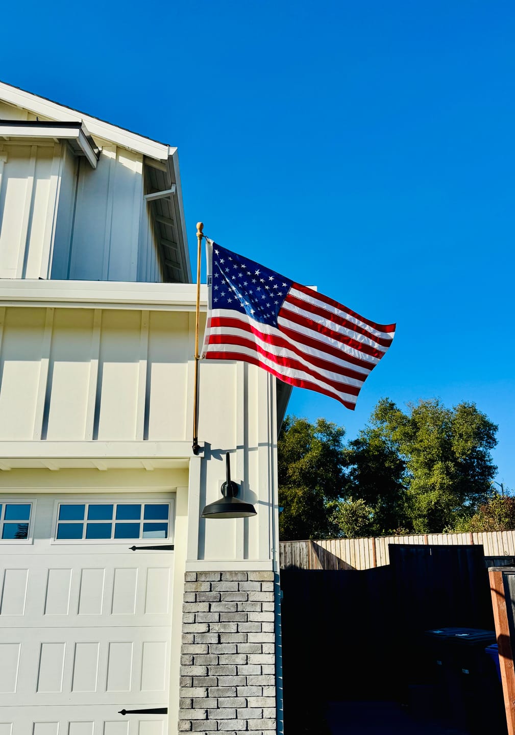 Customer photo review of 3' x 5' American Flag Set