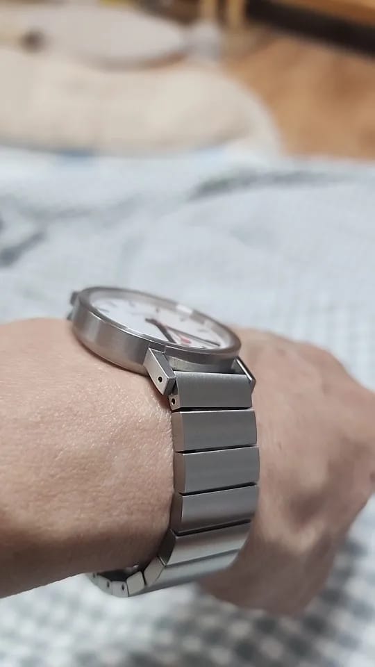 Customer photo review of Garmin 18/20/22mm Quick Release Brushed Stainless Steel Bracelet