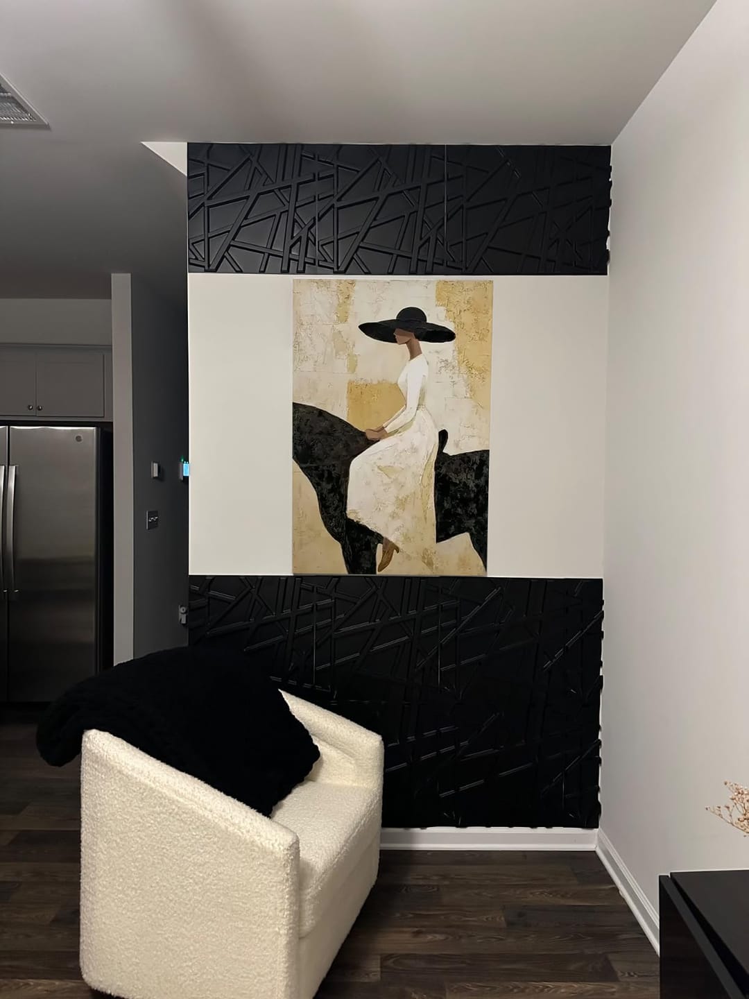 Customer photo review of Vintage Americana Art | Elegy On Black #VA008