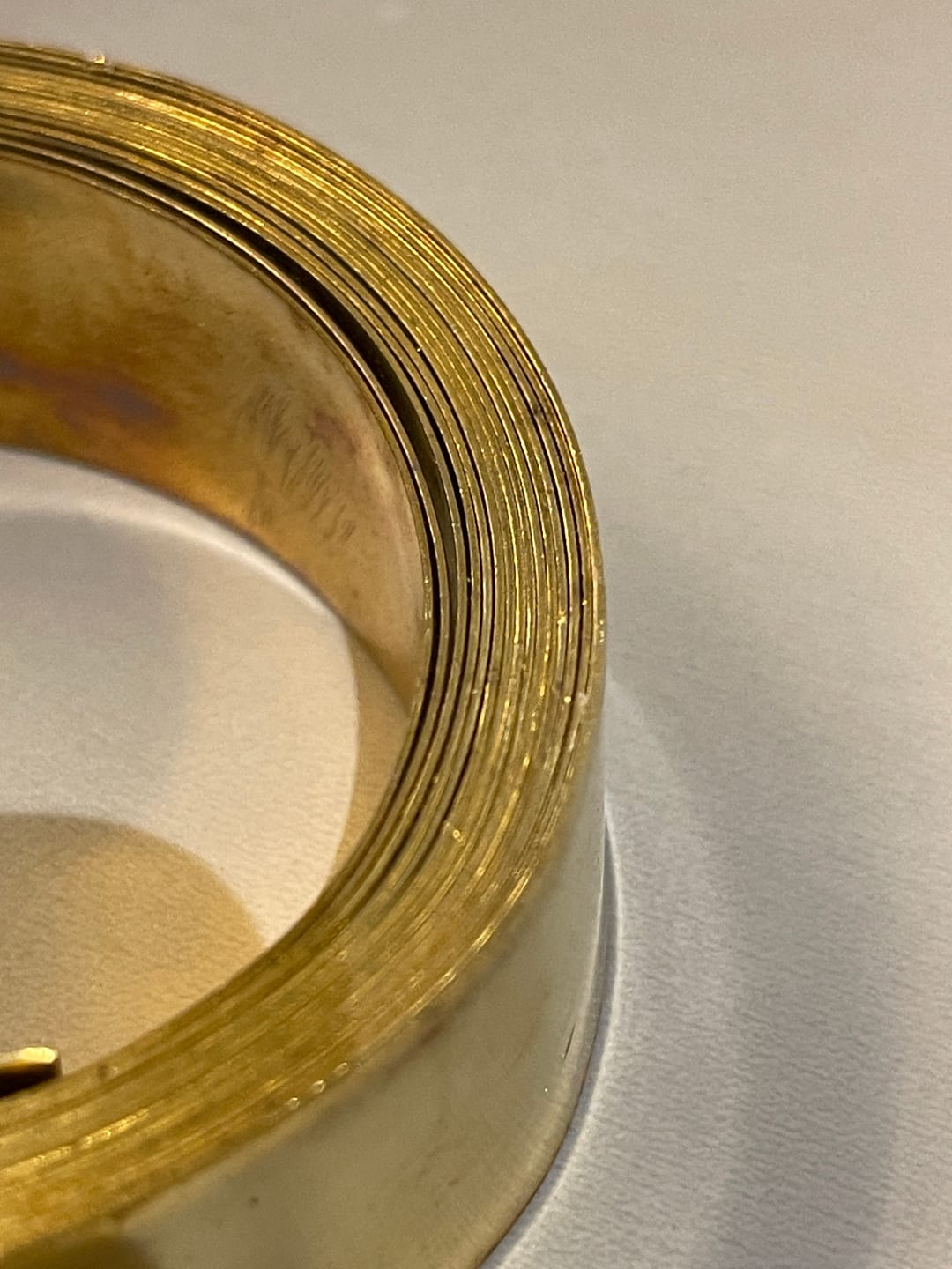 Customer photo review of Pure Brass Metal Strip – Vastu Remedy for South-West Cut & Earth Element Stability | Ideal for Floors, Walls & Structural Defects | 1 mm Thickness | 8-100 Ft Lengths