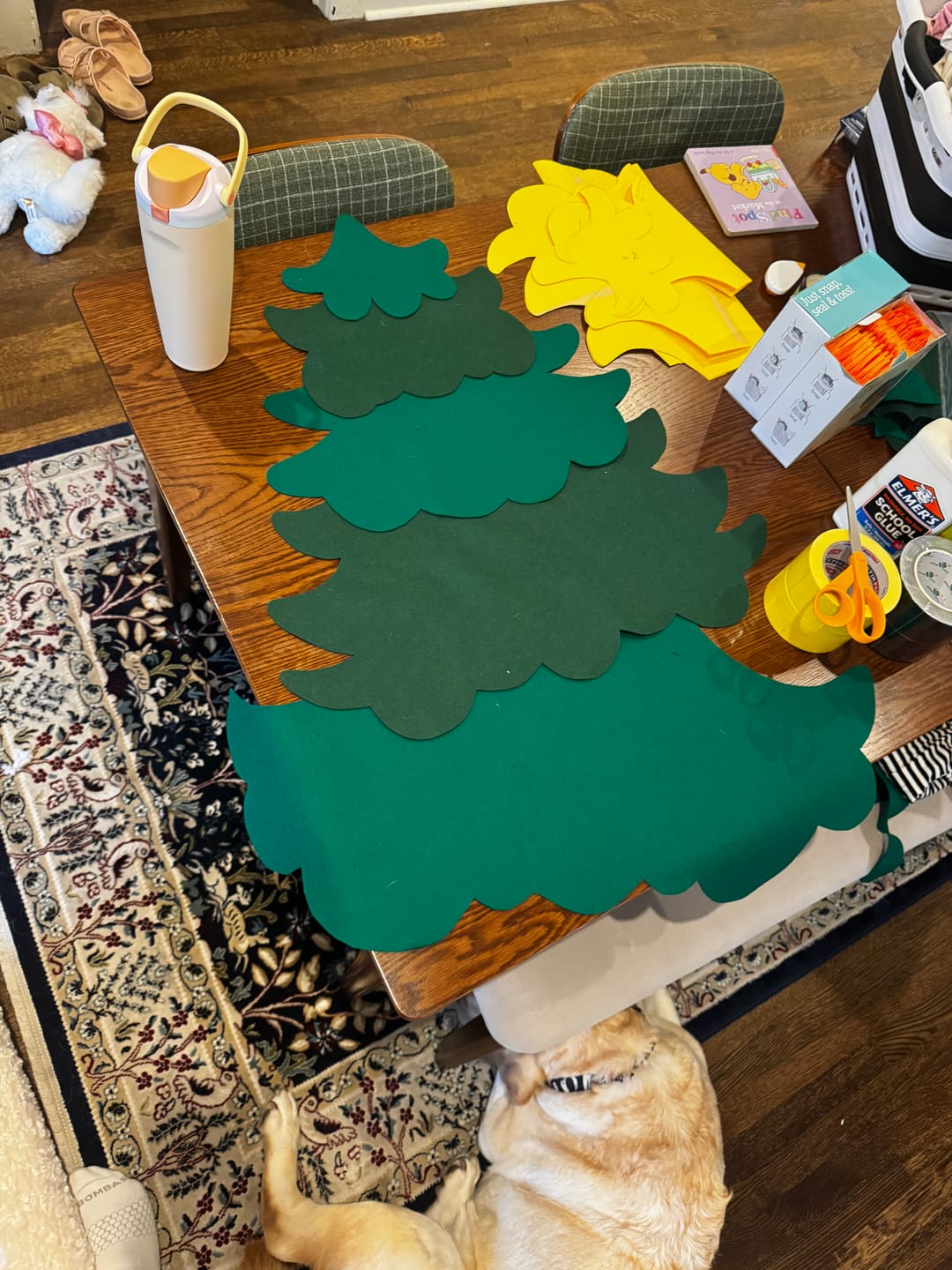 Customer photo review of 100% Wool Craft Felt - 1/2 Yard Pre-Cuts