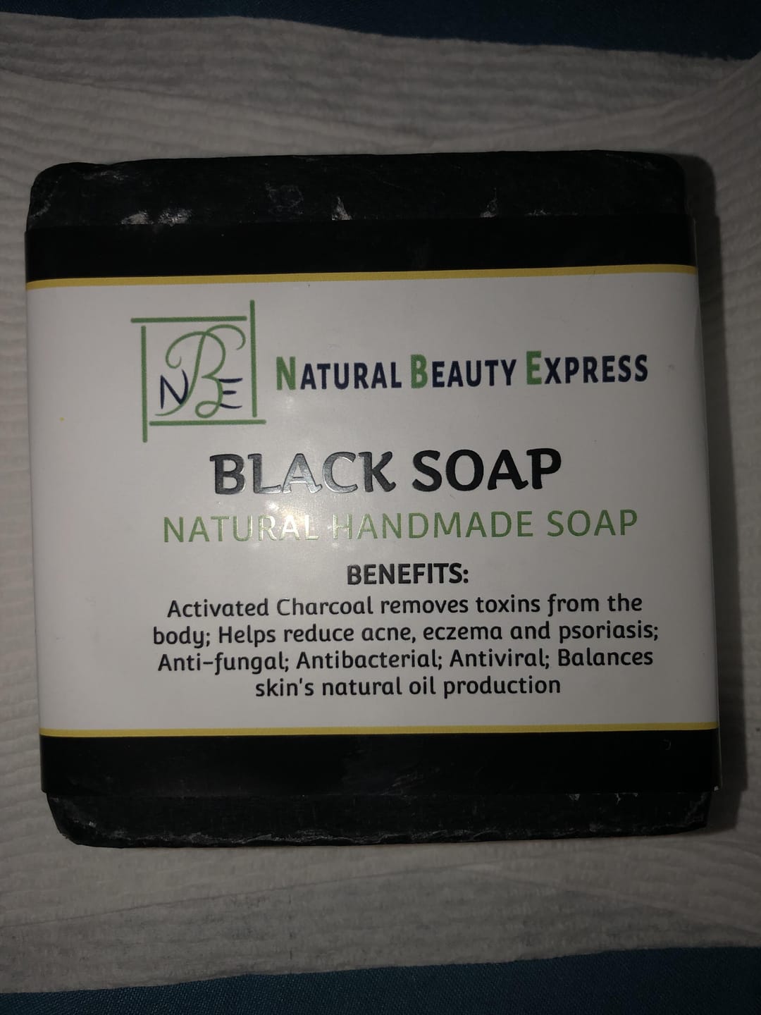 Customer photo review of Black Soap Bar
