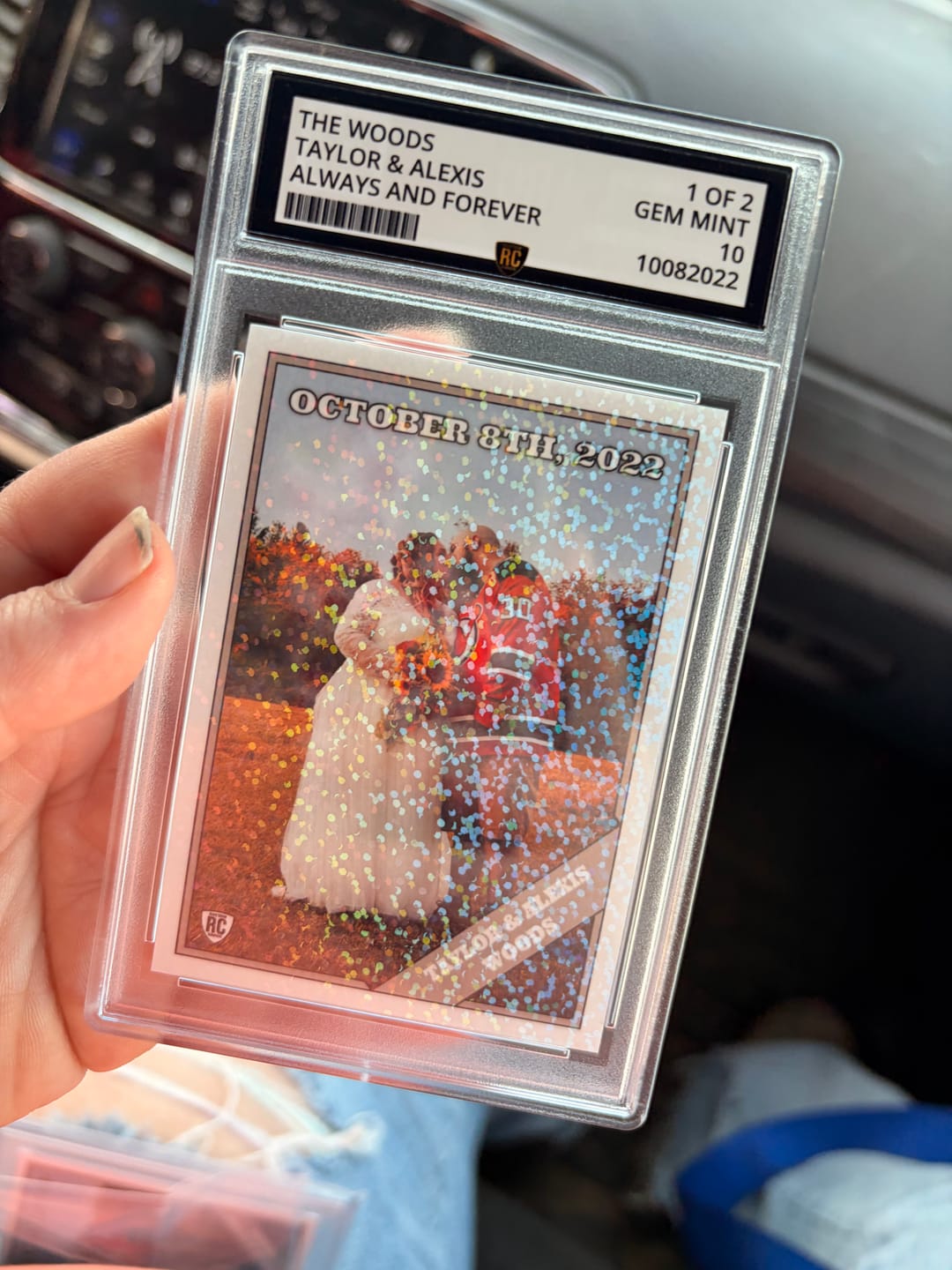 Customer photo review of Custom Graded Card