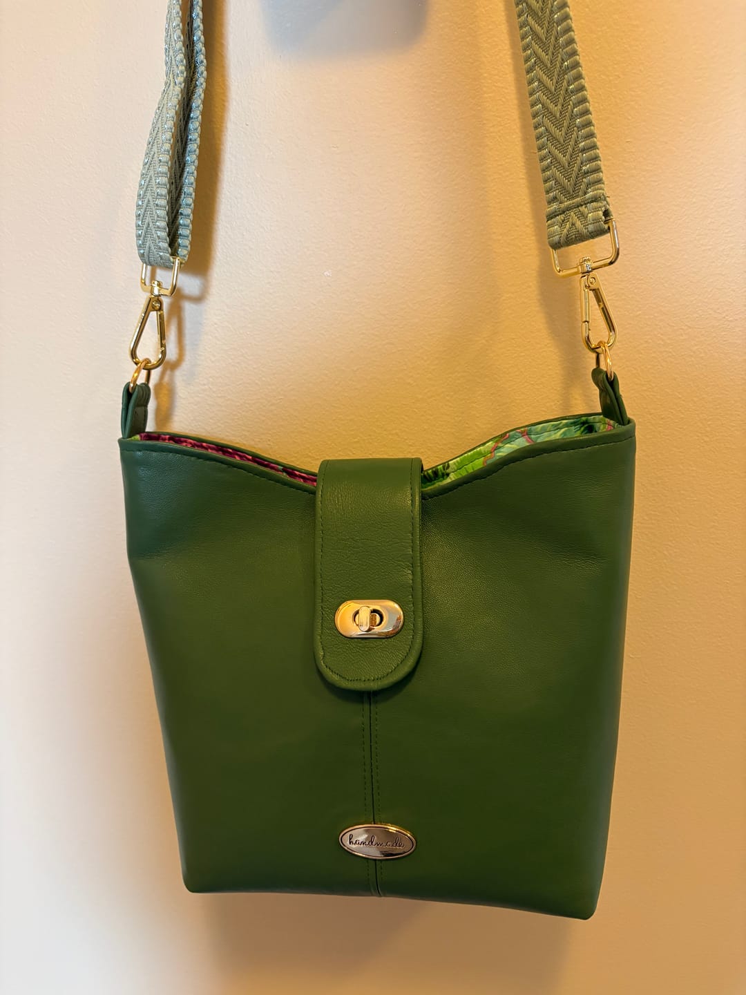 Customer photo review of Drum Dyed Lamb Nappa, 1.5 Oz | 100+ Colors