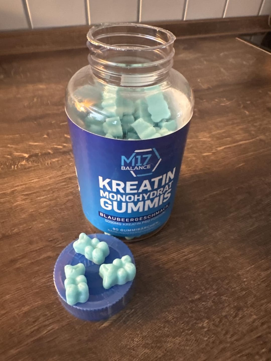 Customer photo review of Creatine Gummies – Blueberry