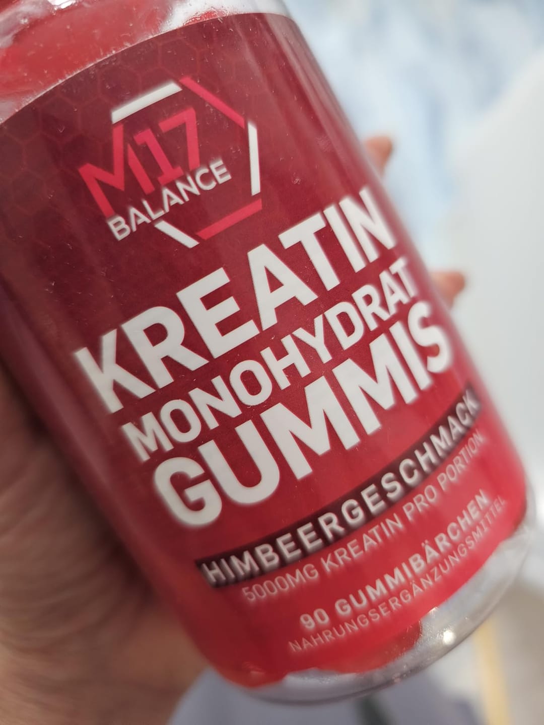 Customer photo review of Creatine Gummies – Raspberry