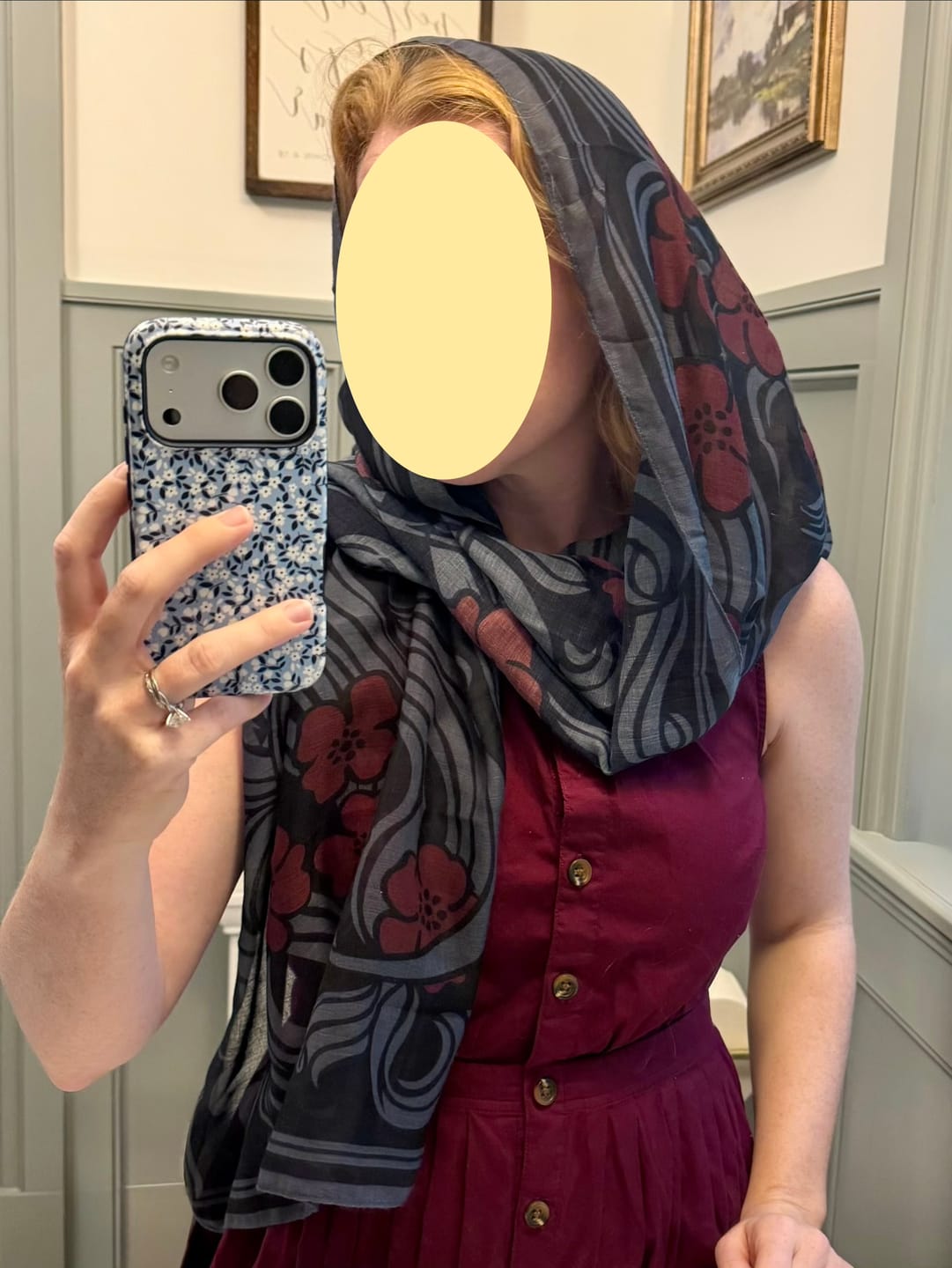 Customer photo review of Grace All-Season Scarf