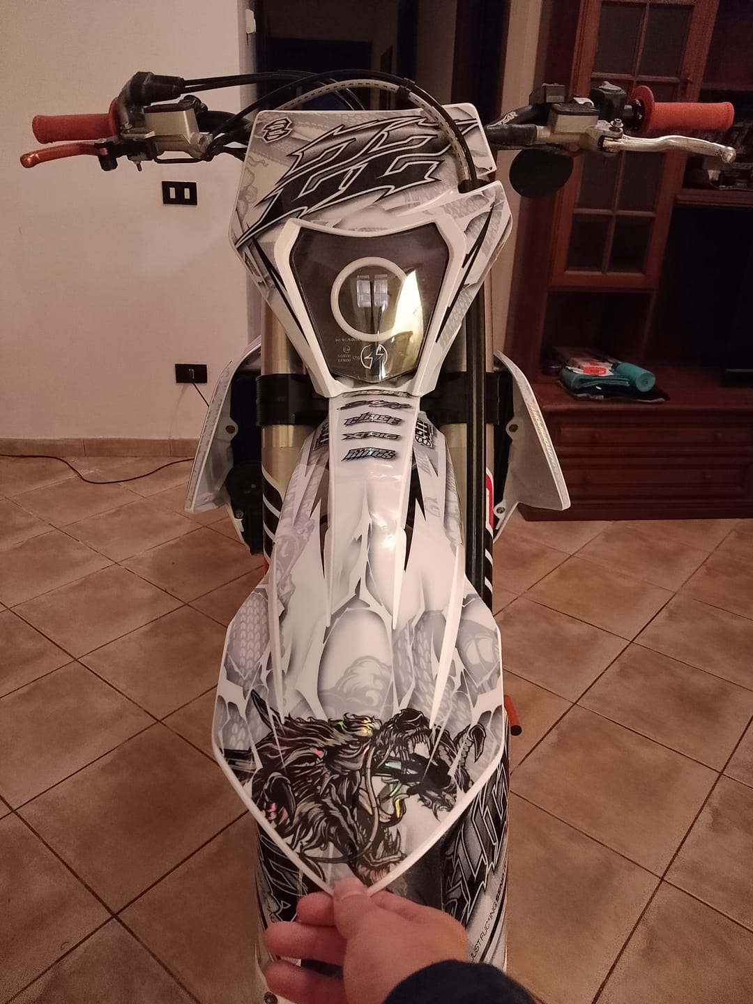 Customer photo review of NEW! FADED DRAGON - GRAPHICS KIT