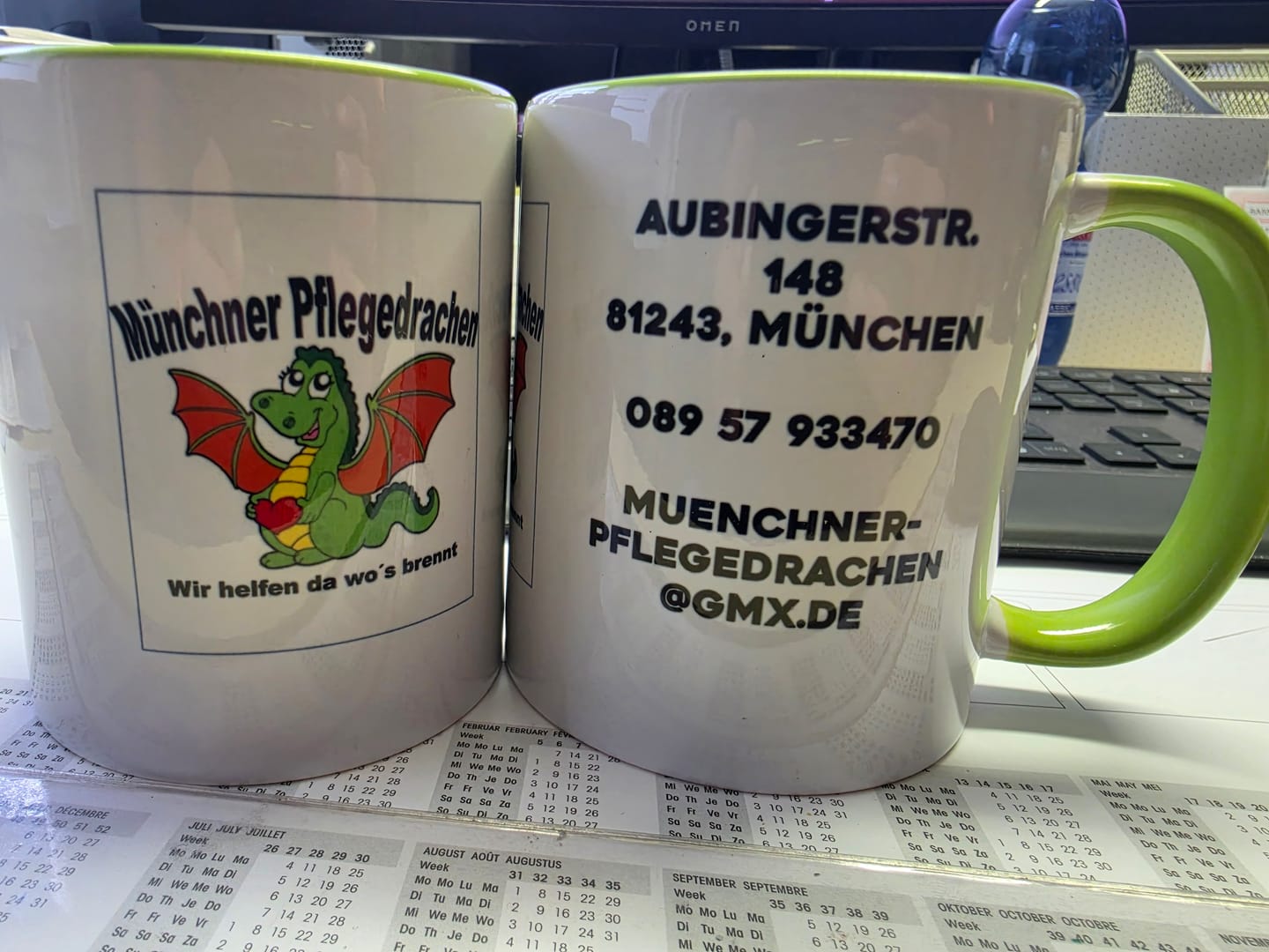 Customer photo review of TassenExpress - Becher Keramik Tasse mit Logo bedruckt 325ml Firmenlogo