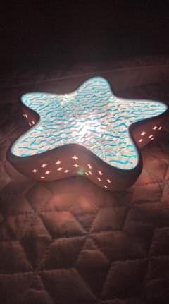 Customer photo review of Lámpara de estrella de mar