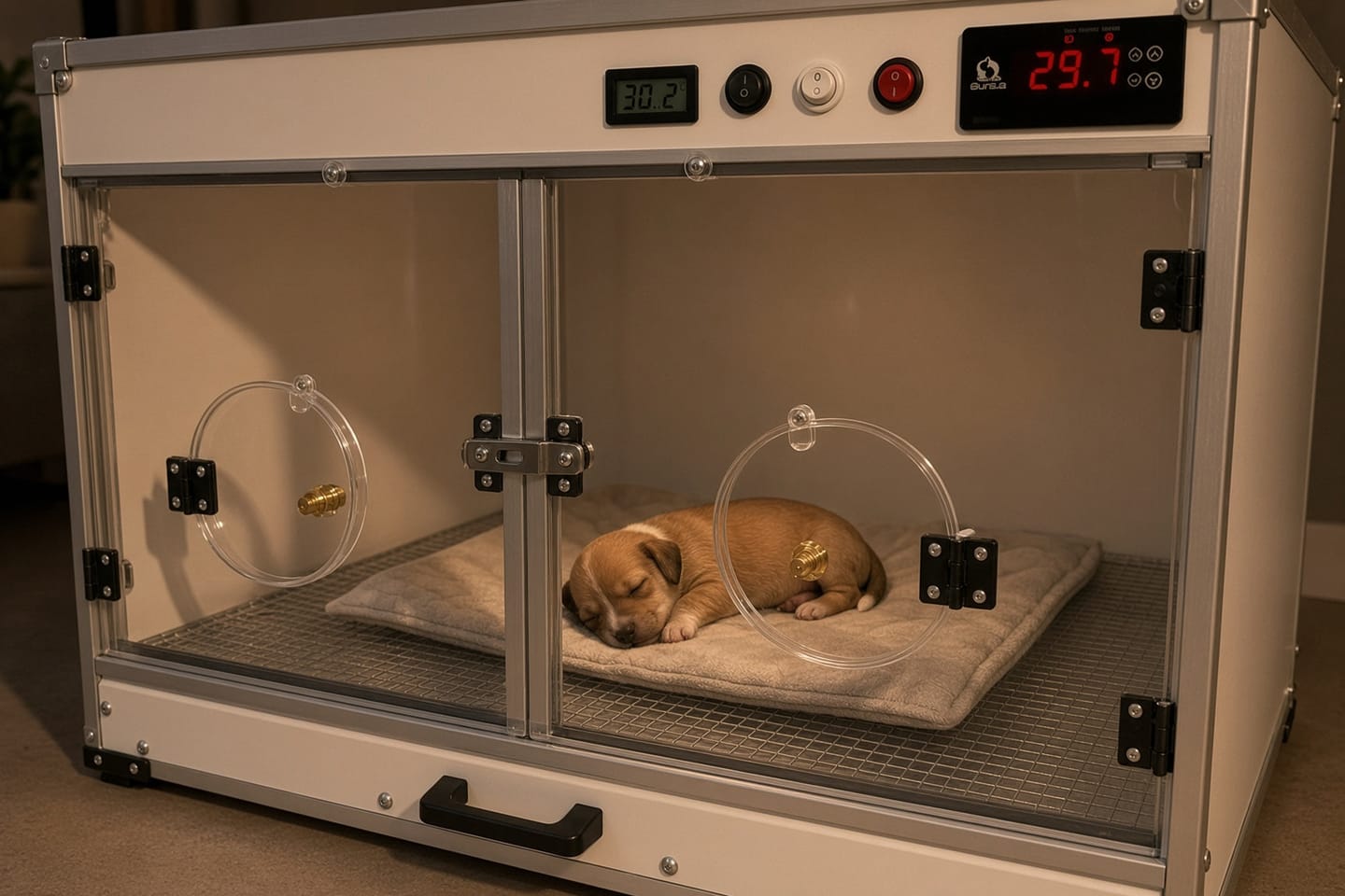 Customer photo review of Kiba Nest Warm-Air Nursery