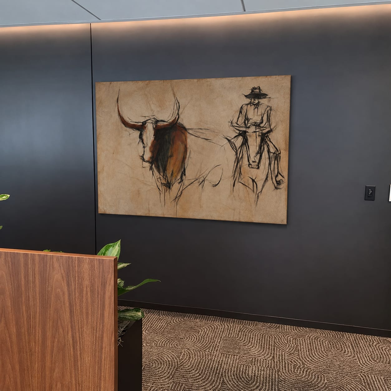 Customer photo review of Western Cowboy Art #VA185