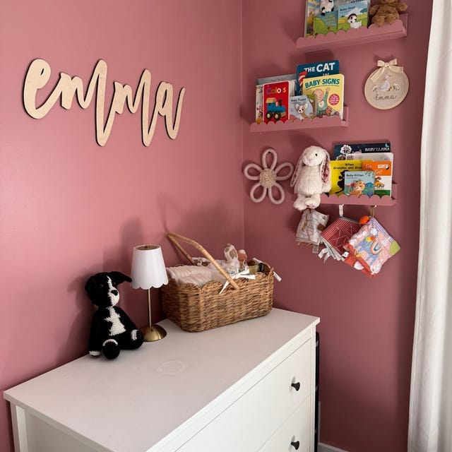 Customer photo review of Personalized Wooden Name Sign