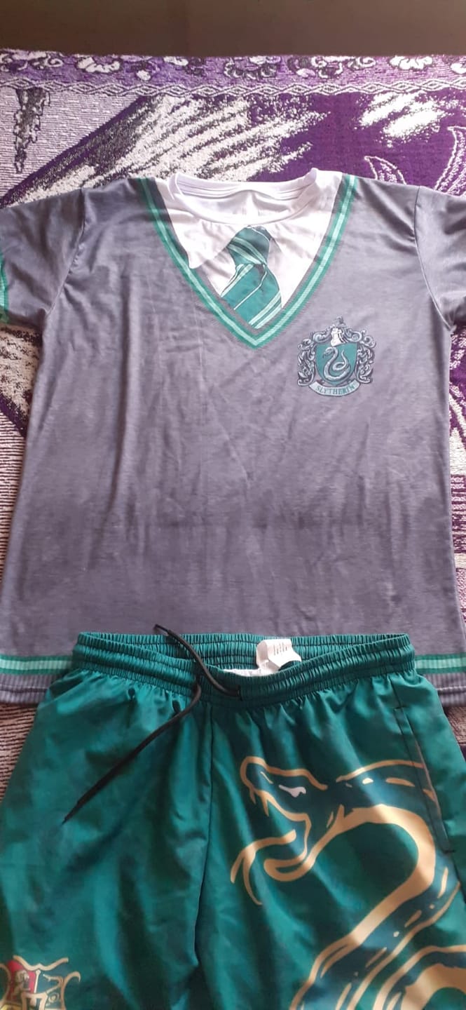 Customer photo review of Playera Pijama Uniforme Slytherin