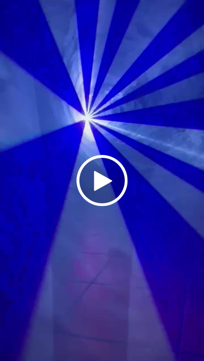 Customer video review of MOKA SFX MK-LS6000A Full-color Animated Laser 6W
