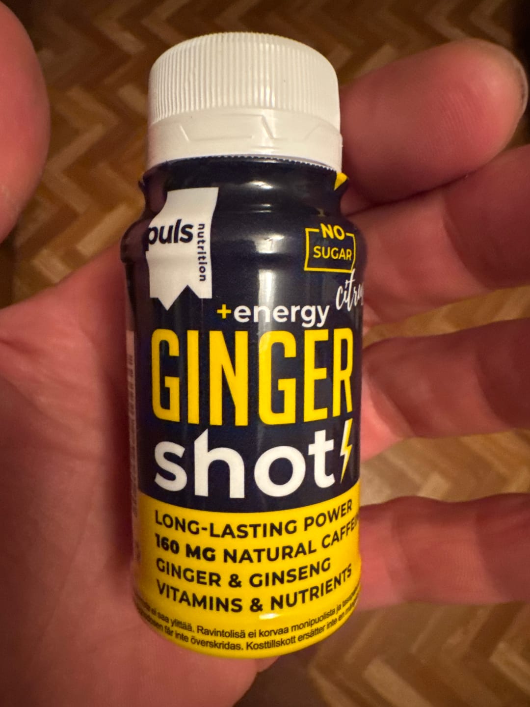 Customer photo review of PULS Ginger+ Energy Shot (60 ml)