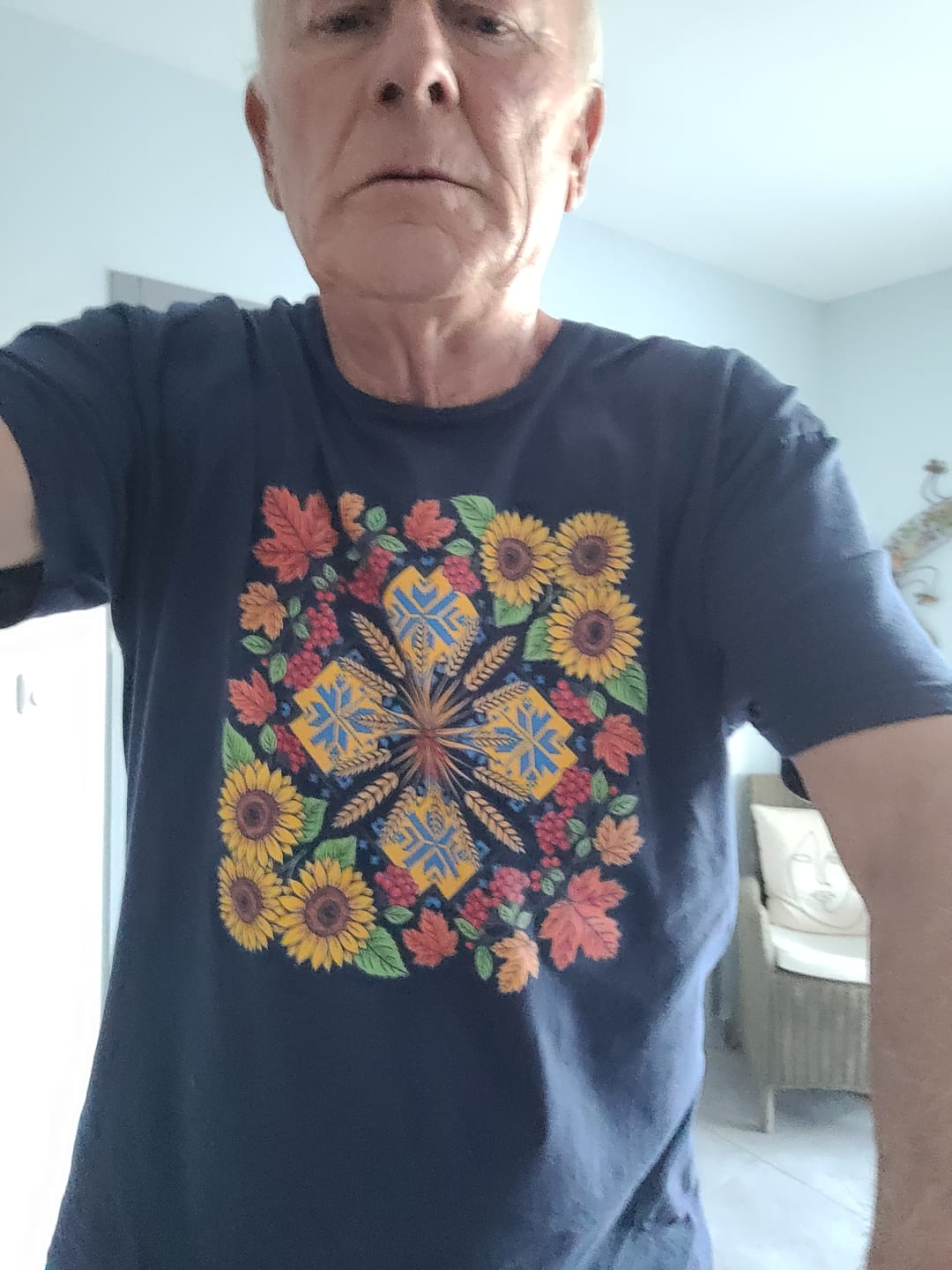 Customer photo review of Autumn Vyshyvanka T-Shirt