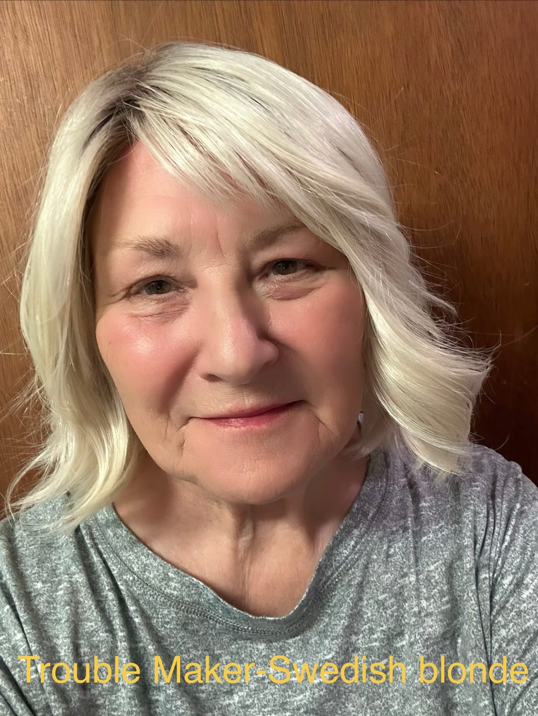 Customer photo review of TROUBLE MAKER - Swedish Blonde