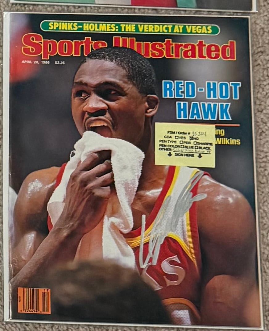 Customer photo review of Dominique Wilkins Autograph Signing
