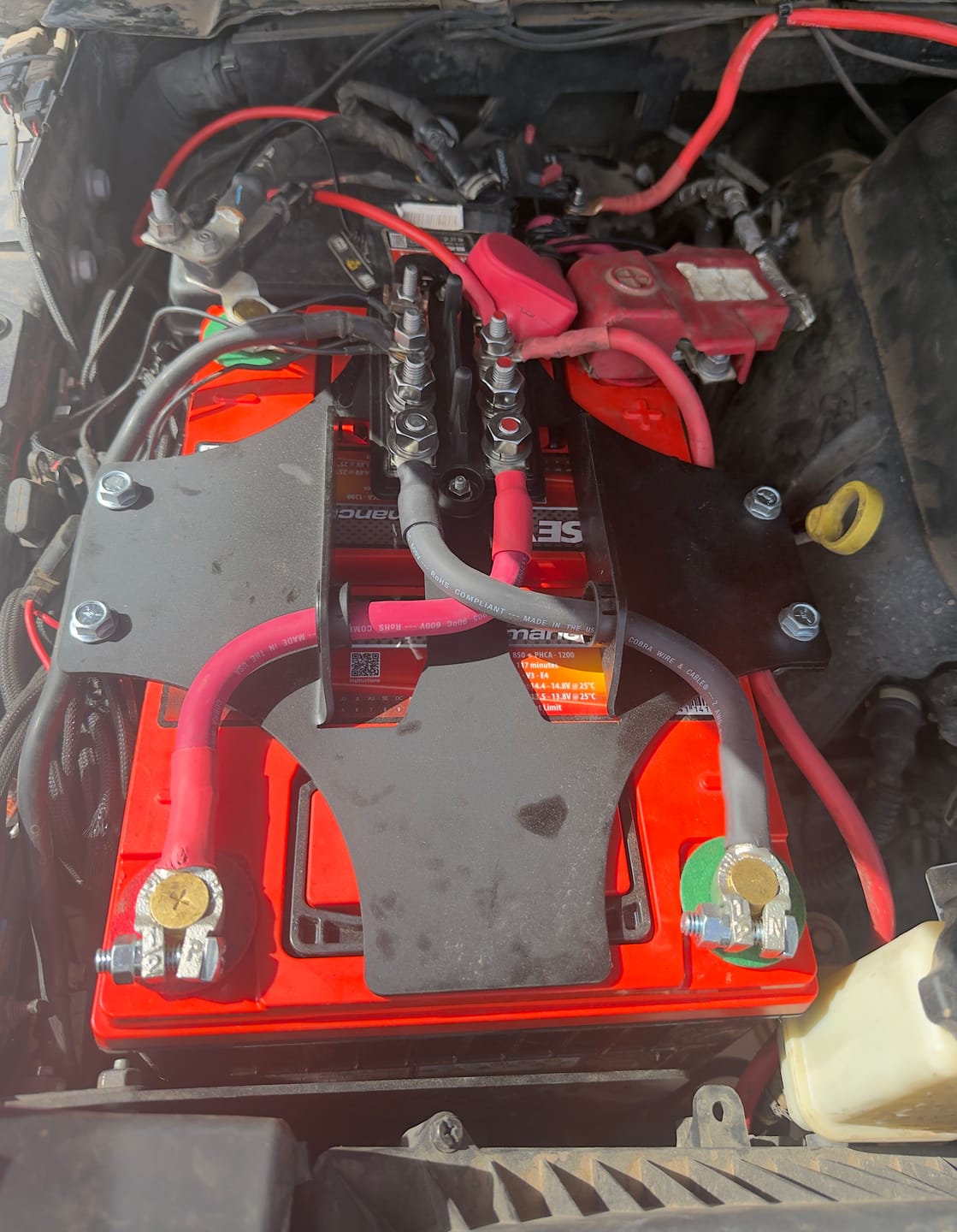 Customer photo review of 2018+ Jeep JL / JT Stock Battery Replacement Kit