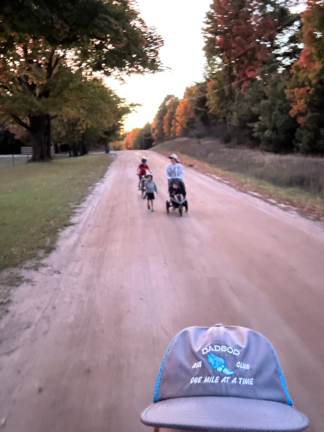 Customer photo review of Dadbod Running Athletic Hat V.2 (Ice Blue)