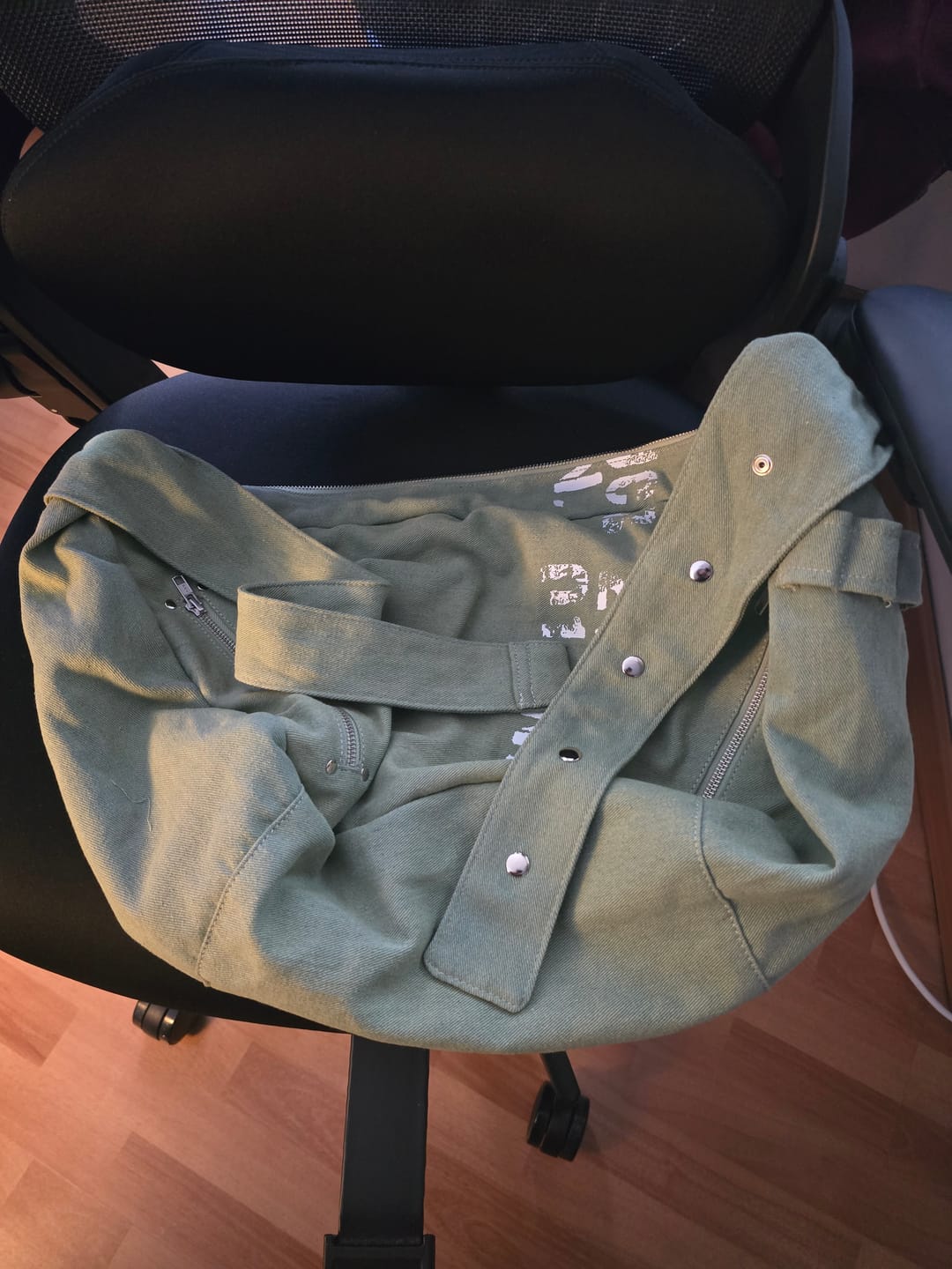Customer photo review of Stencil Sling Bag