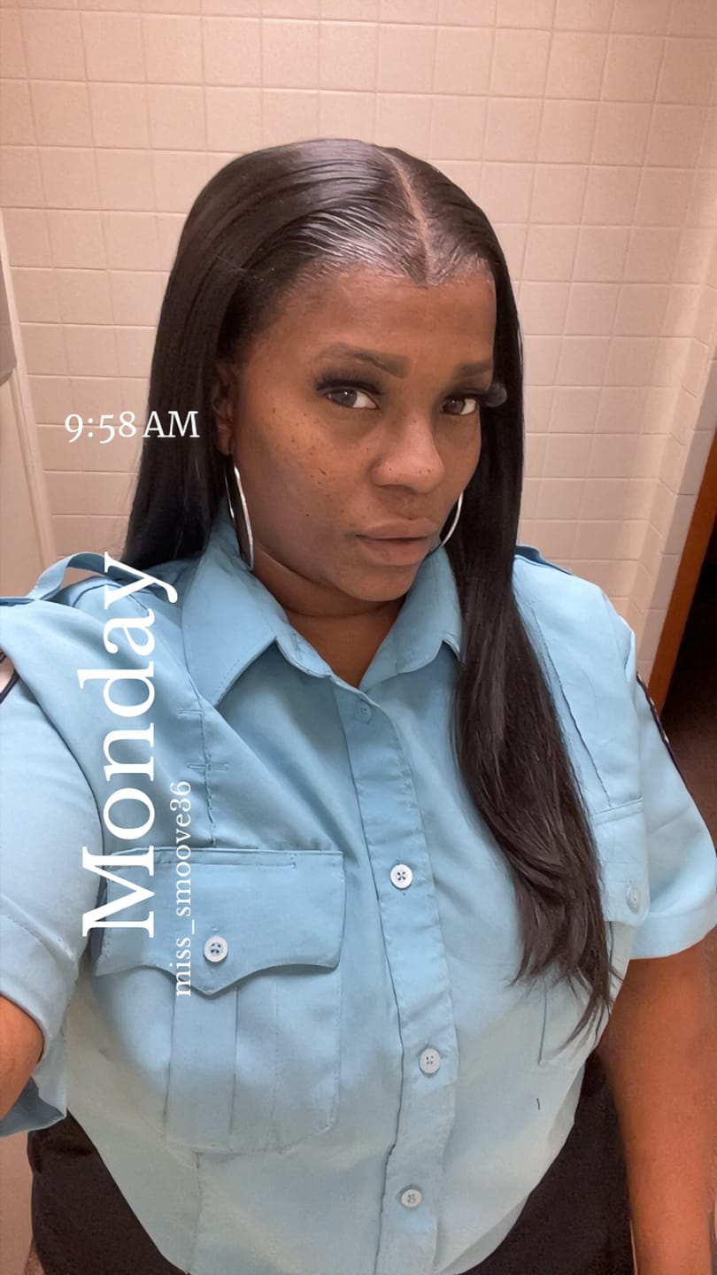 Customer photo review of Chade Magic Lace Heart Hairline Synthetic Lace Front Wig - MHH06