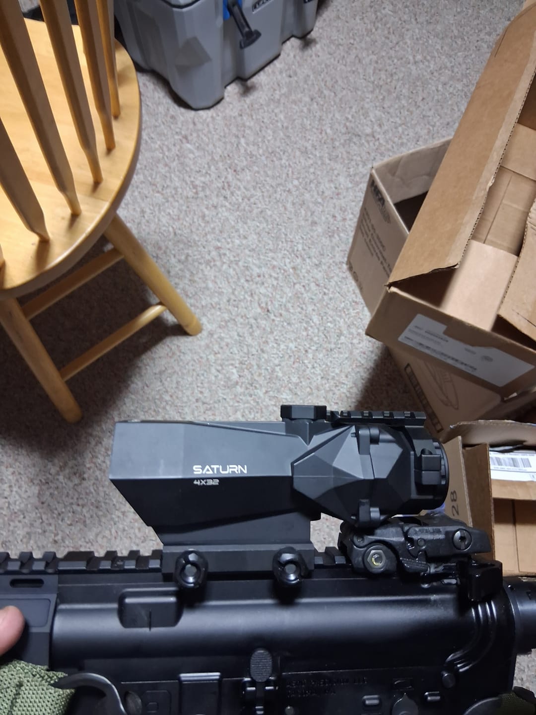 Customer photo review of SATURN™ 4x32 Tactical Scope (2.0)